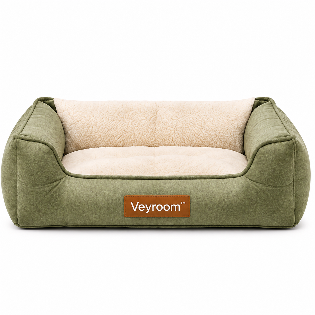 Veyroom™ Olive Bolster Lounge Pet Bed