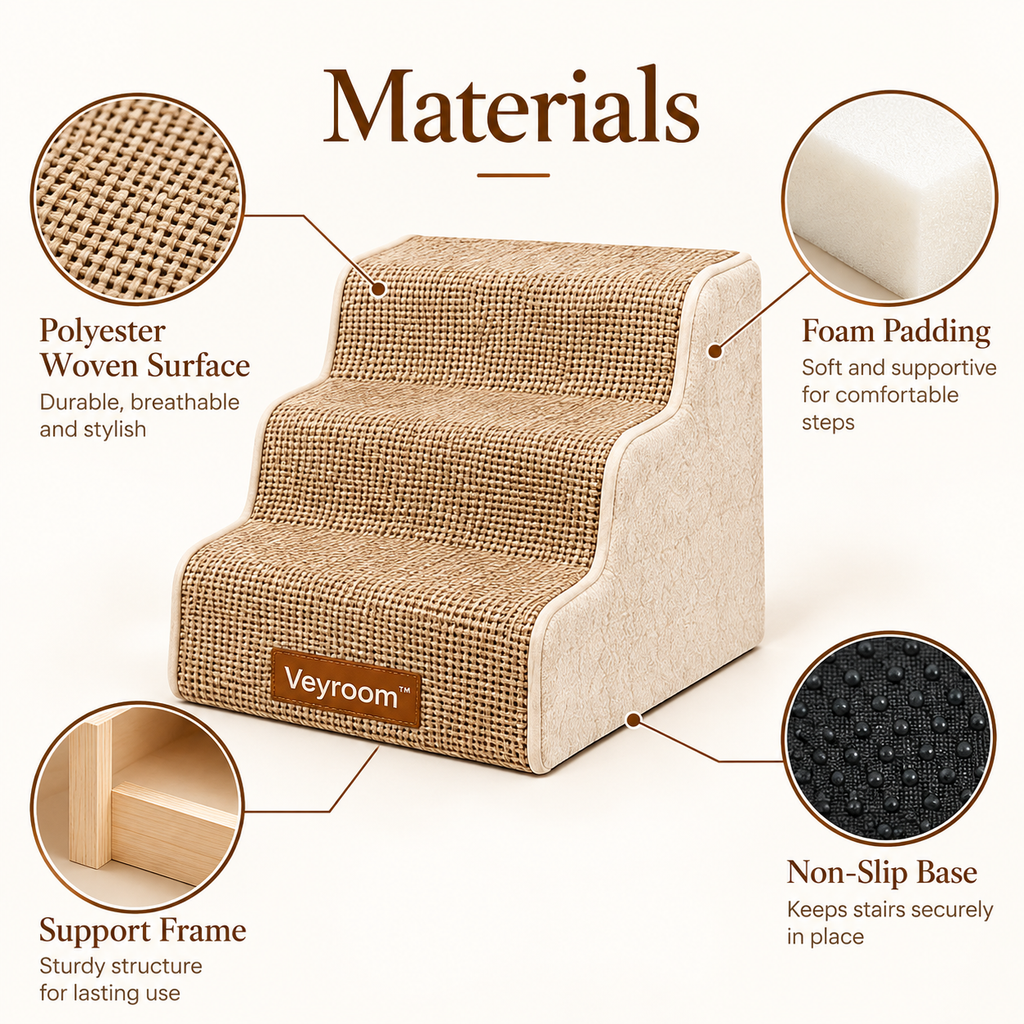 Veyroom™ Woven Pet Step Stair
