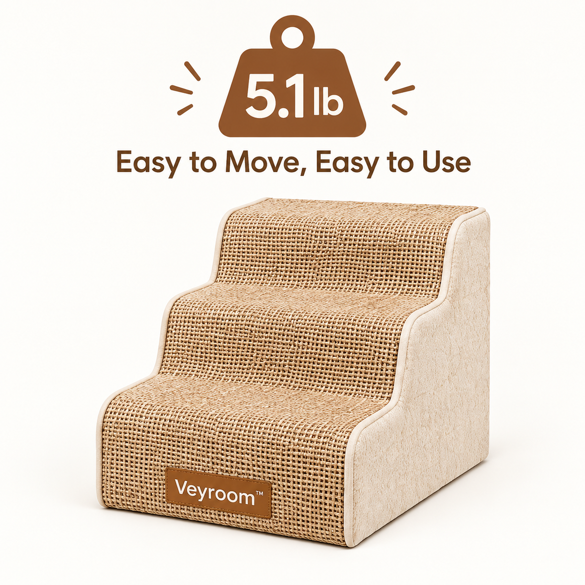 Veyroom™ Woven Pet Step Stair