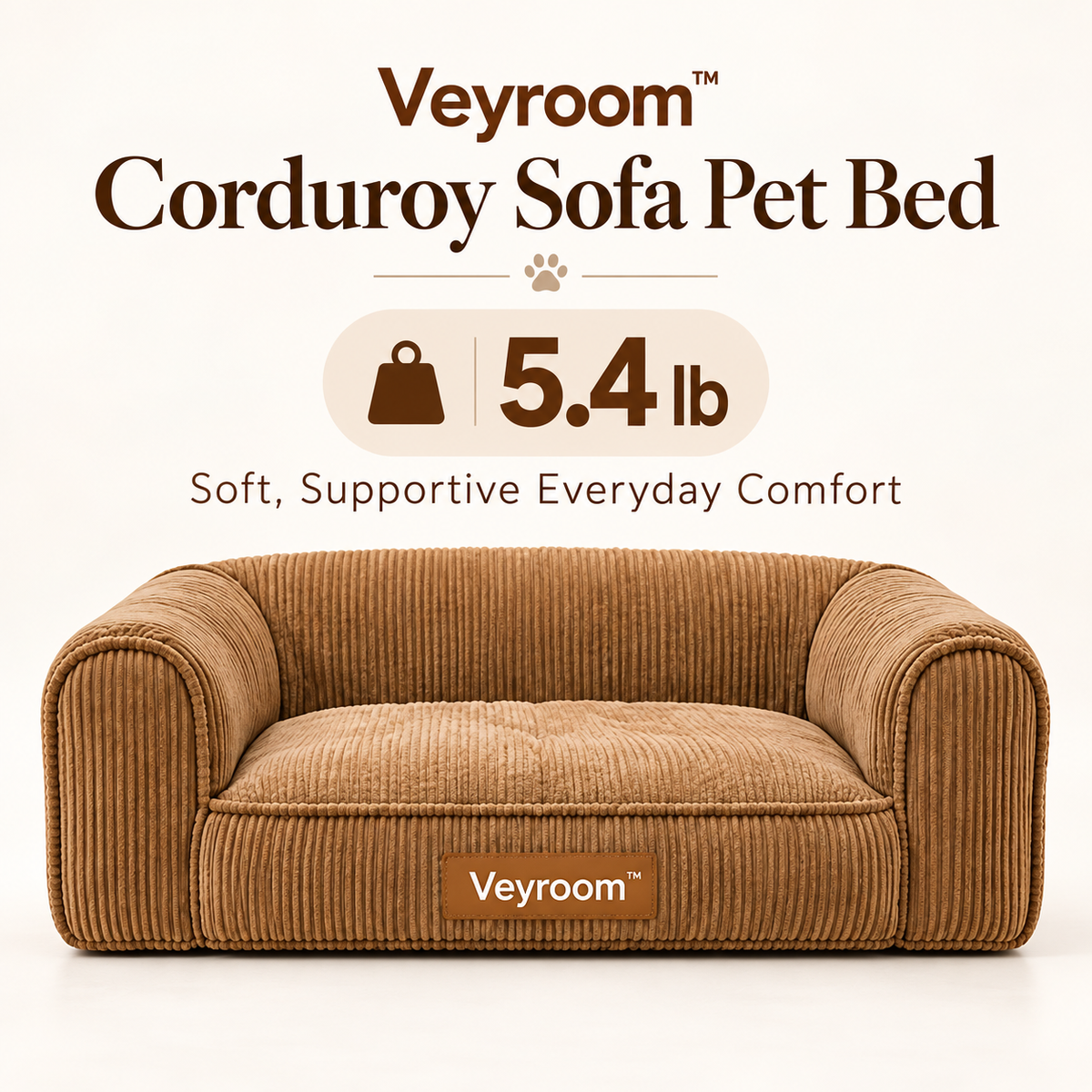 Veyroom™ Corduroy Sofa Pet Bed