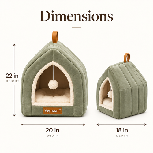 Veyroom™ Cottage Pet Hideaway House