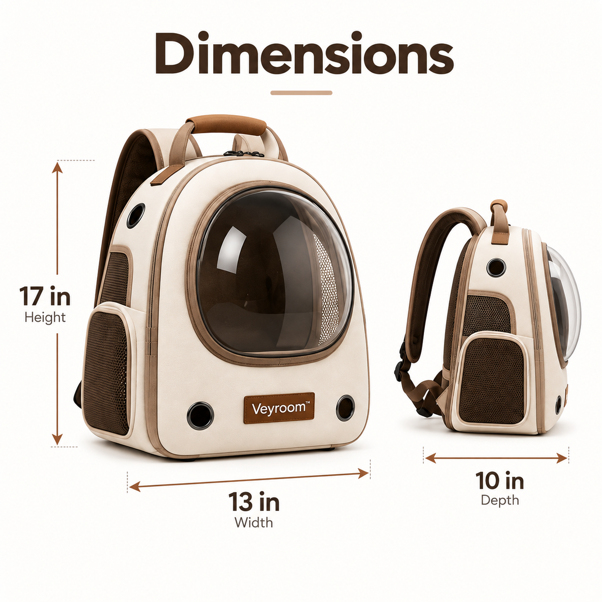Veyroom™ Vista Bubble Pet Carrier Backpack