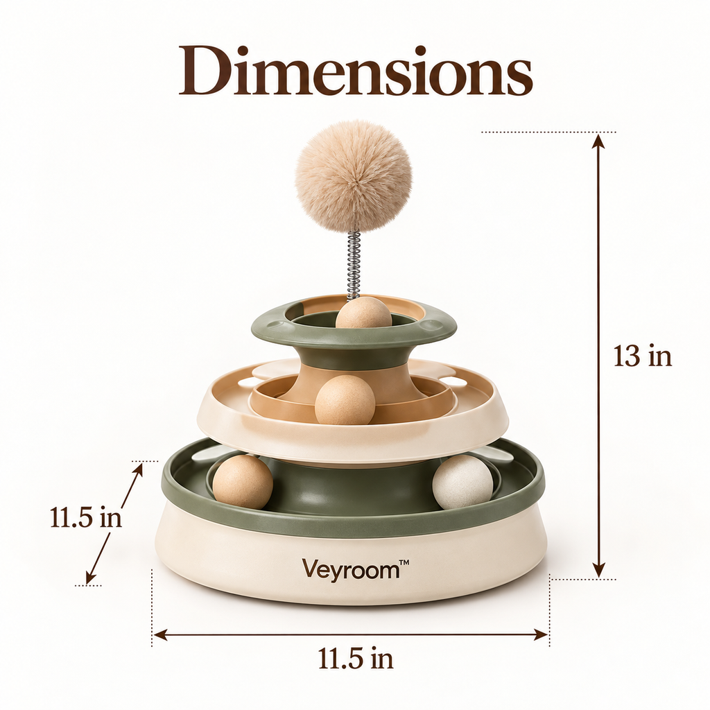 Veyroom™ Orbit Multi-Level Cat Track Toy
