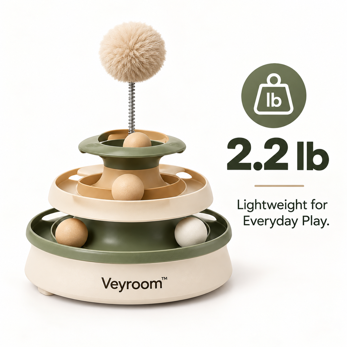 Veyroom™ Orbit Multi-Level Cat Track Toy