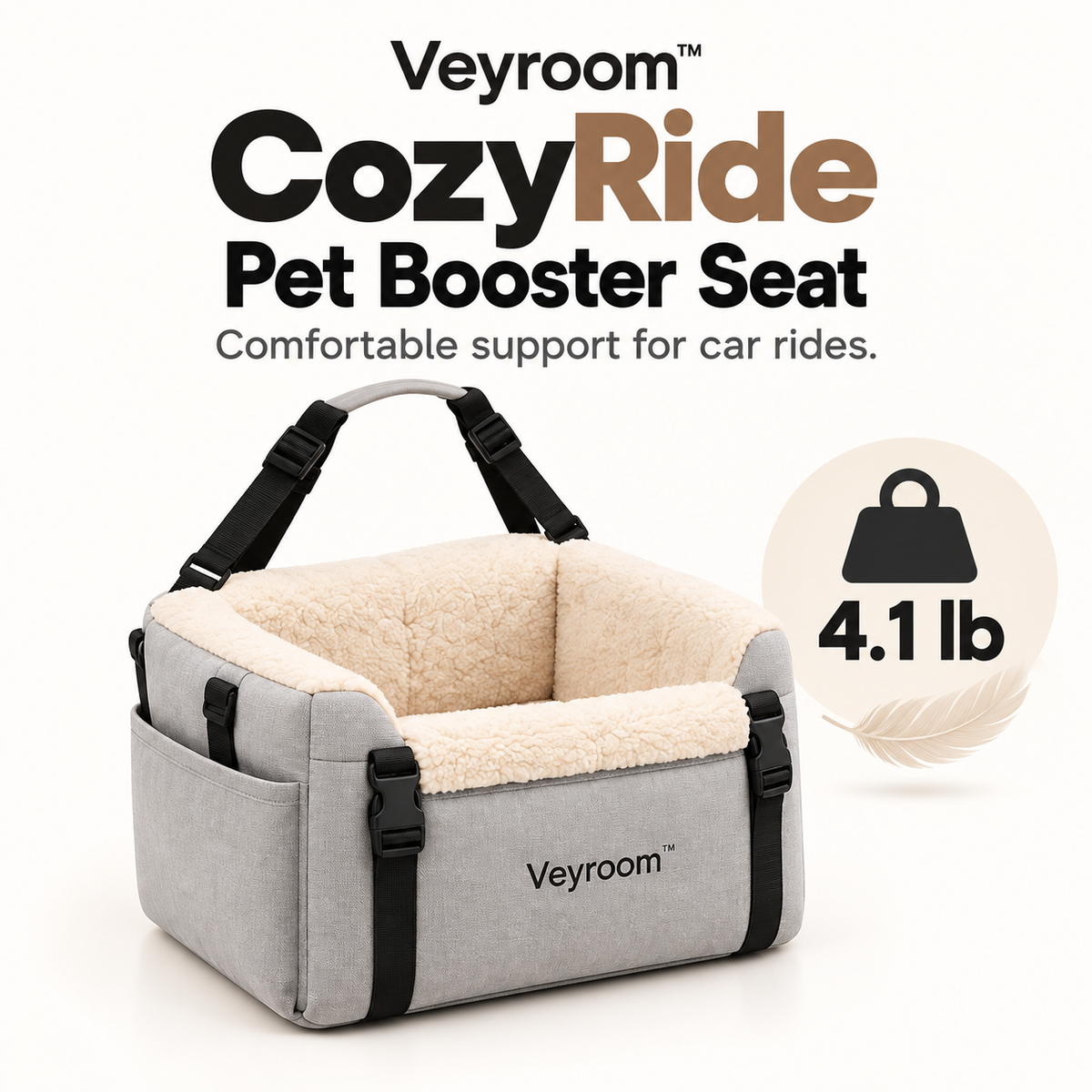 Veyroom™ CozyRide Pet Booster Seat