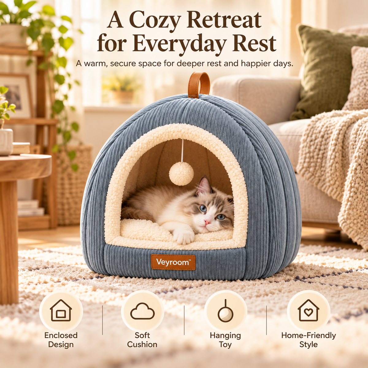 Veyroom™ Sage Ridge Pet Cave House